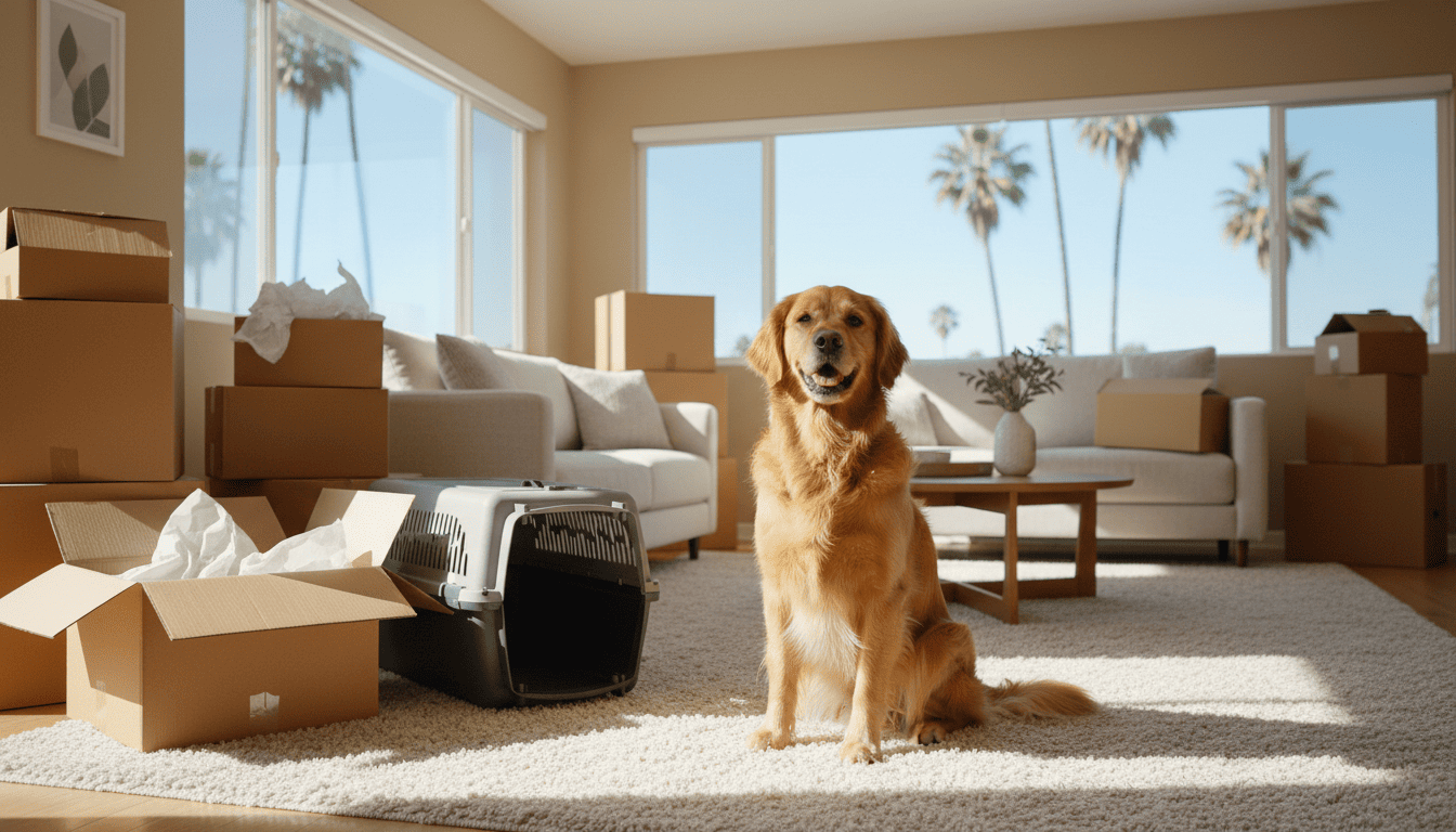 Moving With Pets in Los Angeles: Complete Guide
